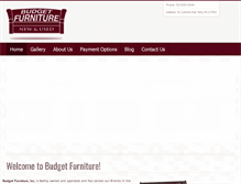 Tablet Screenshot of budgetfurnitureinc.com
